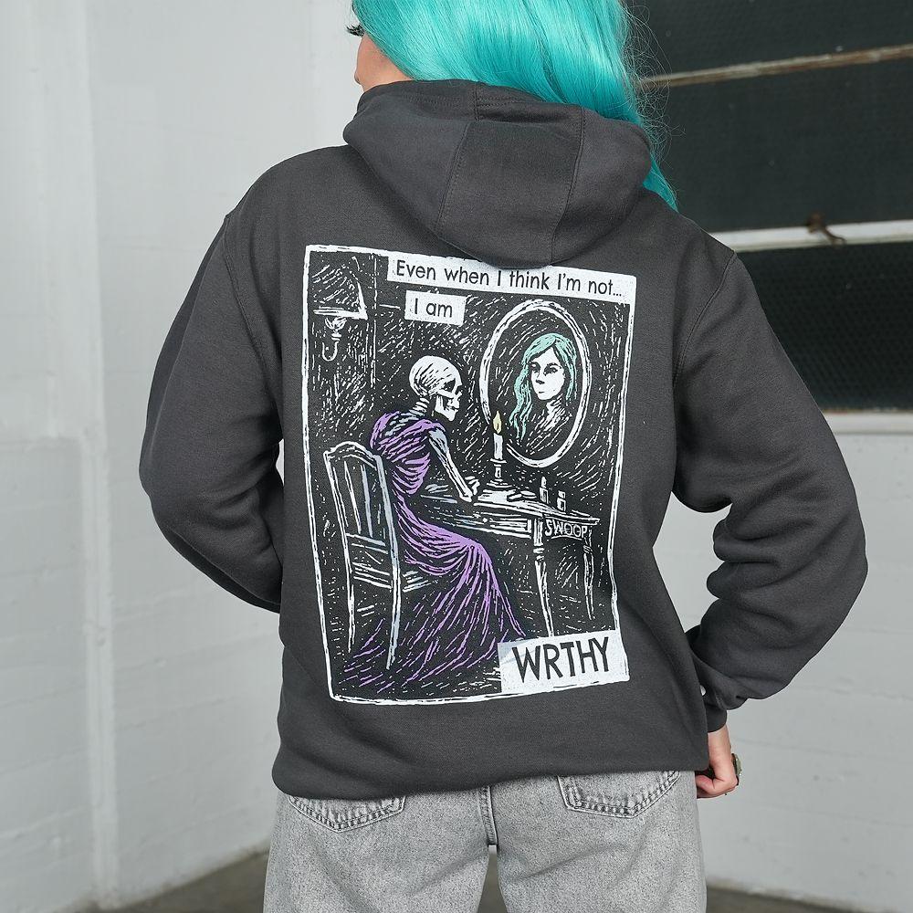 SWOOP - WRTHY Hoodie - Smoke – Crowdmade