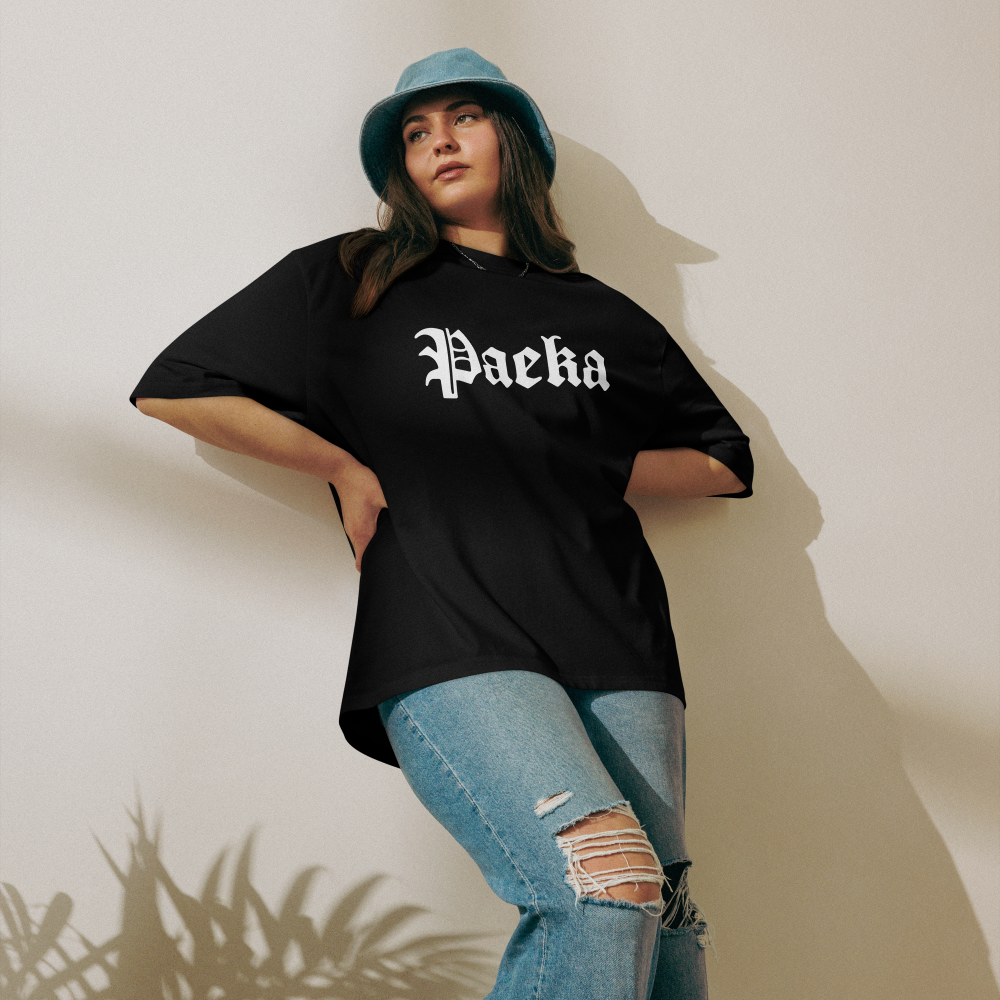 oversized paeka unisex tee