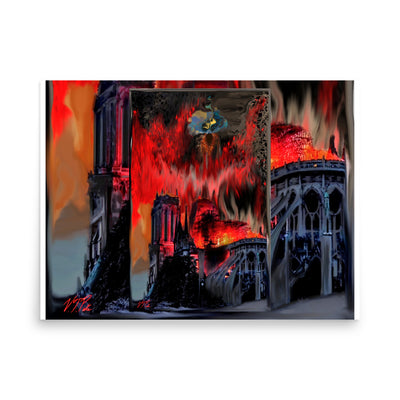 NotràDoomed Dual color poster