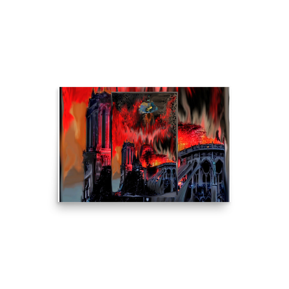 NotràDoomed Dual color poster