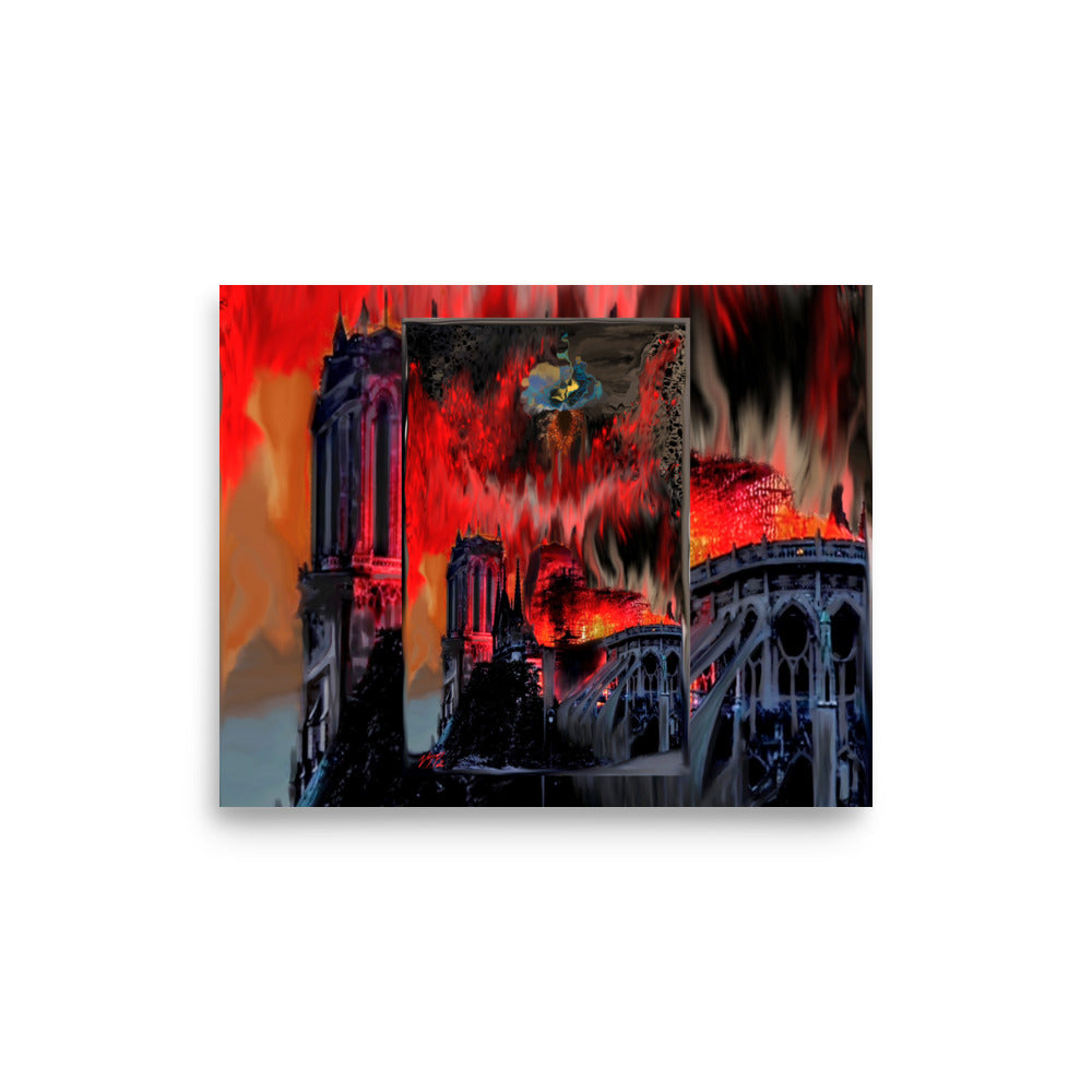 NotràDoomed Dual color poster