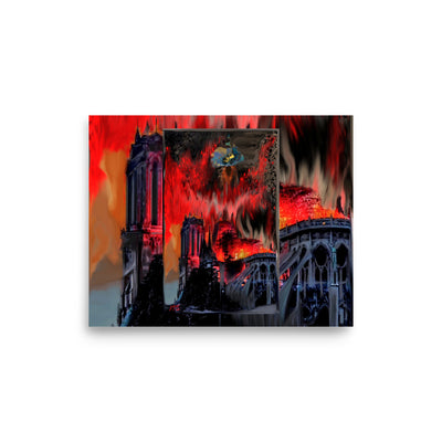 NotràDoomed Dual color poster