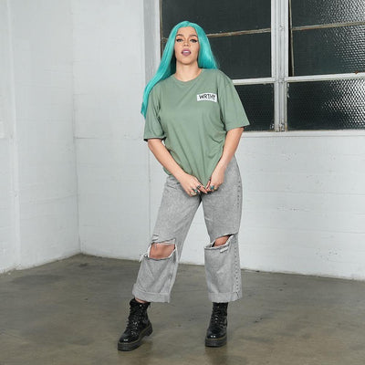WRTHY Heavyweight Tee - Sage