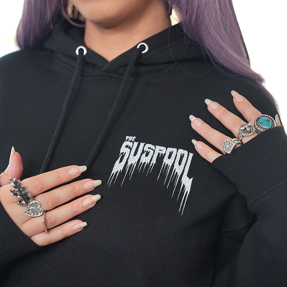 SWOOP - THE SUSPOOL HOODIE - BLACK – Crowdmade