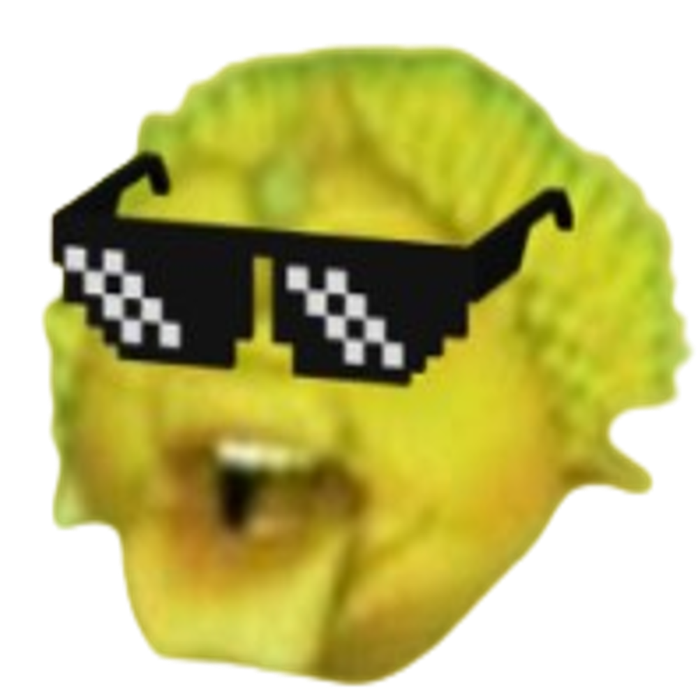 Yellow Singing Pufferfish with Meme Glasses T-Shirt