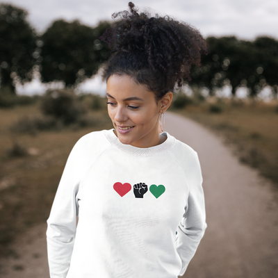 ❤️✊🏿💚 Unity Sweatshirt