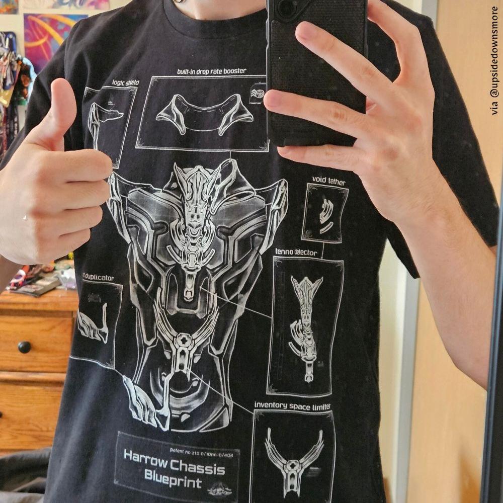 harrow chassis blueprint | warframe FANMERCH