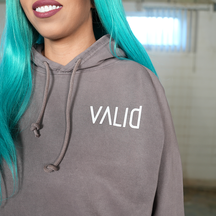 SWOOP - VALID HOODIE RIBCAGE - ZINC – Crowdmade