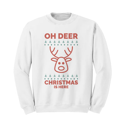 Oh Deer Christmas Is Here Sweater