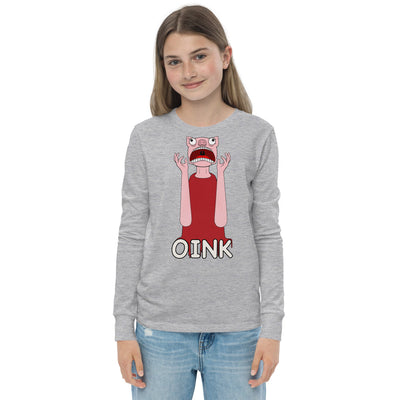 Youth Long Sleeve Tee - Pepper Oink