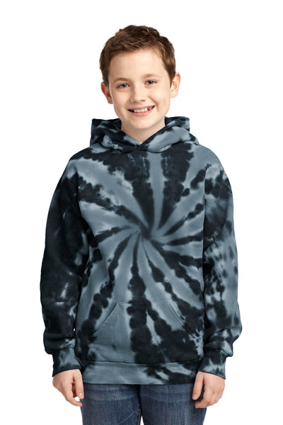 Port & Co Youth Tie-Dye Pullover Hooded Sweatshirt. PC146Y
