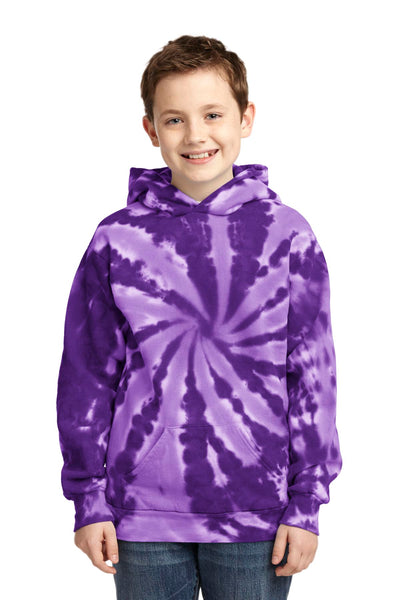 Port & Co Youth Tie-Dye Pullover Hooded Sweatshirt. PC146Y