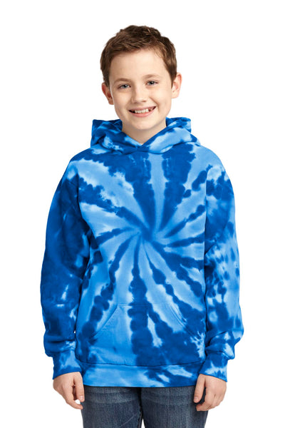 Port & Co Youth Tie-Dye Pullover Hooded Sweatshirt. PC146Y