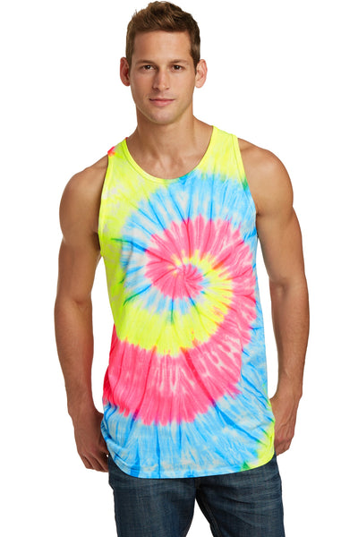 Port & Co Tie-Dye Tank Top.  PC147TT