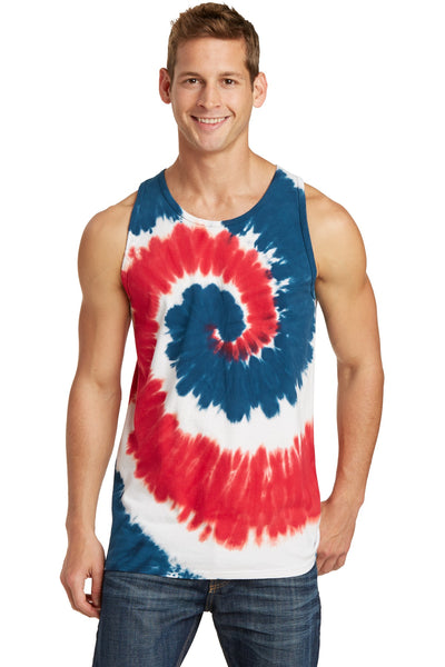 Port & Co Tie-Dye Tank Top.  PC147TT
