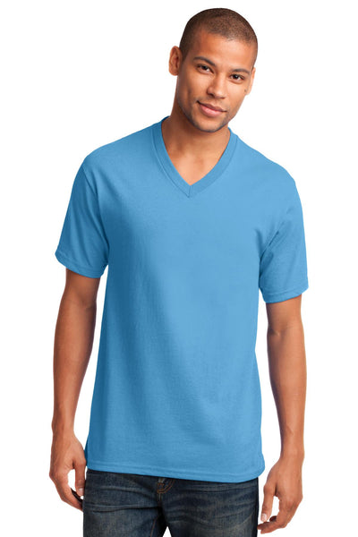 Port & Co Core Cotton V-Neck Tee. PC54V