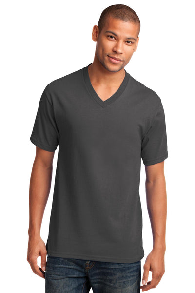 Port & Co Core Cotton V-Neck Tee. PC54V