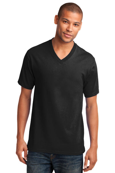 Port & Co Core Cotton V-Neck Tee. PC54V