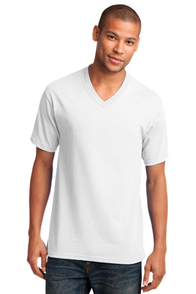 Port & Co Core Cotton V-Neck Tee. PC54V