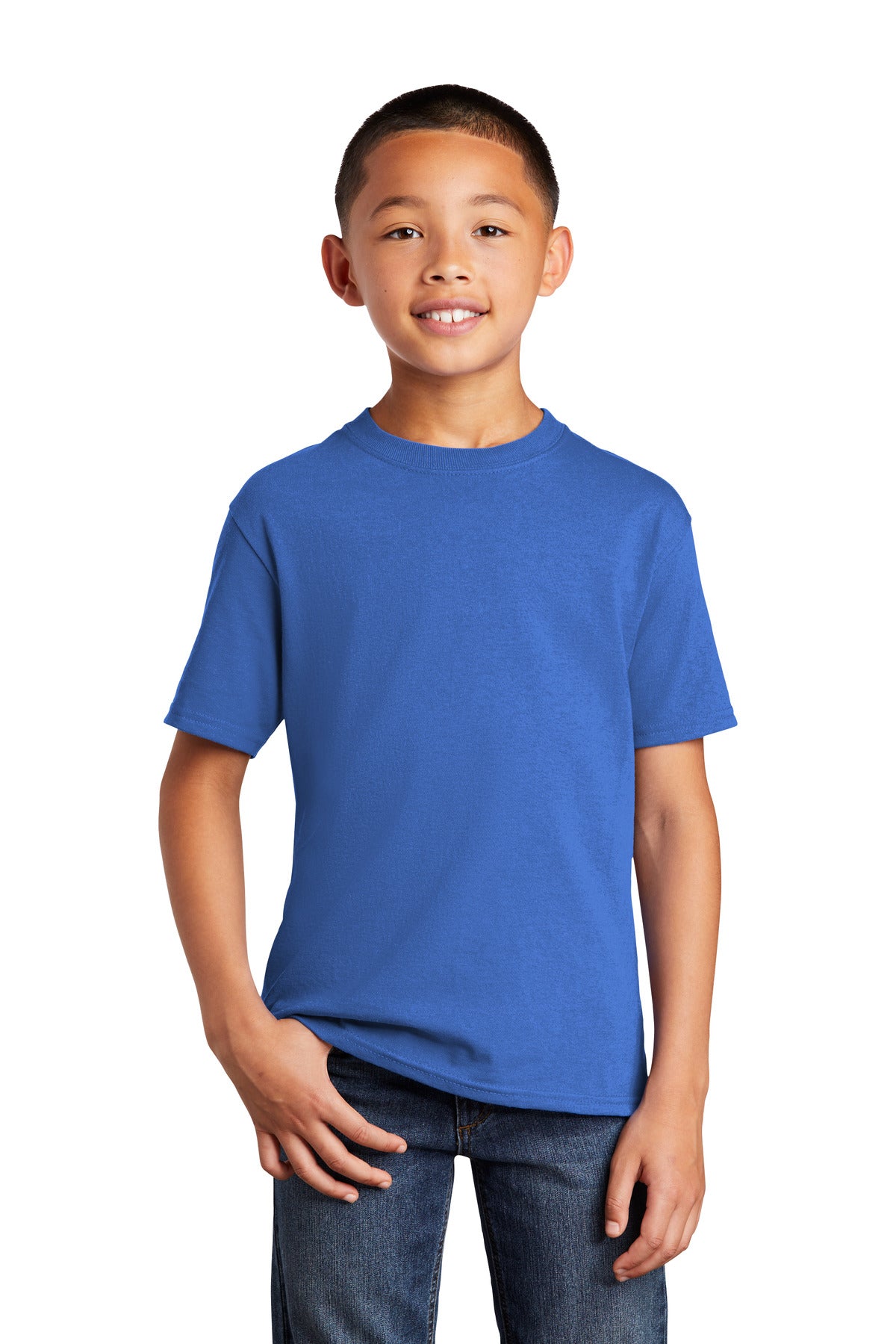 Port & Co Youth Core Cotton DTG Tee PC54YDTG