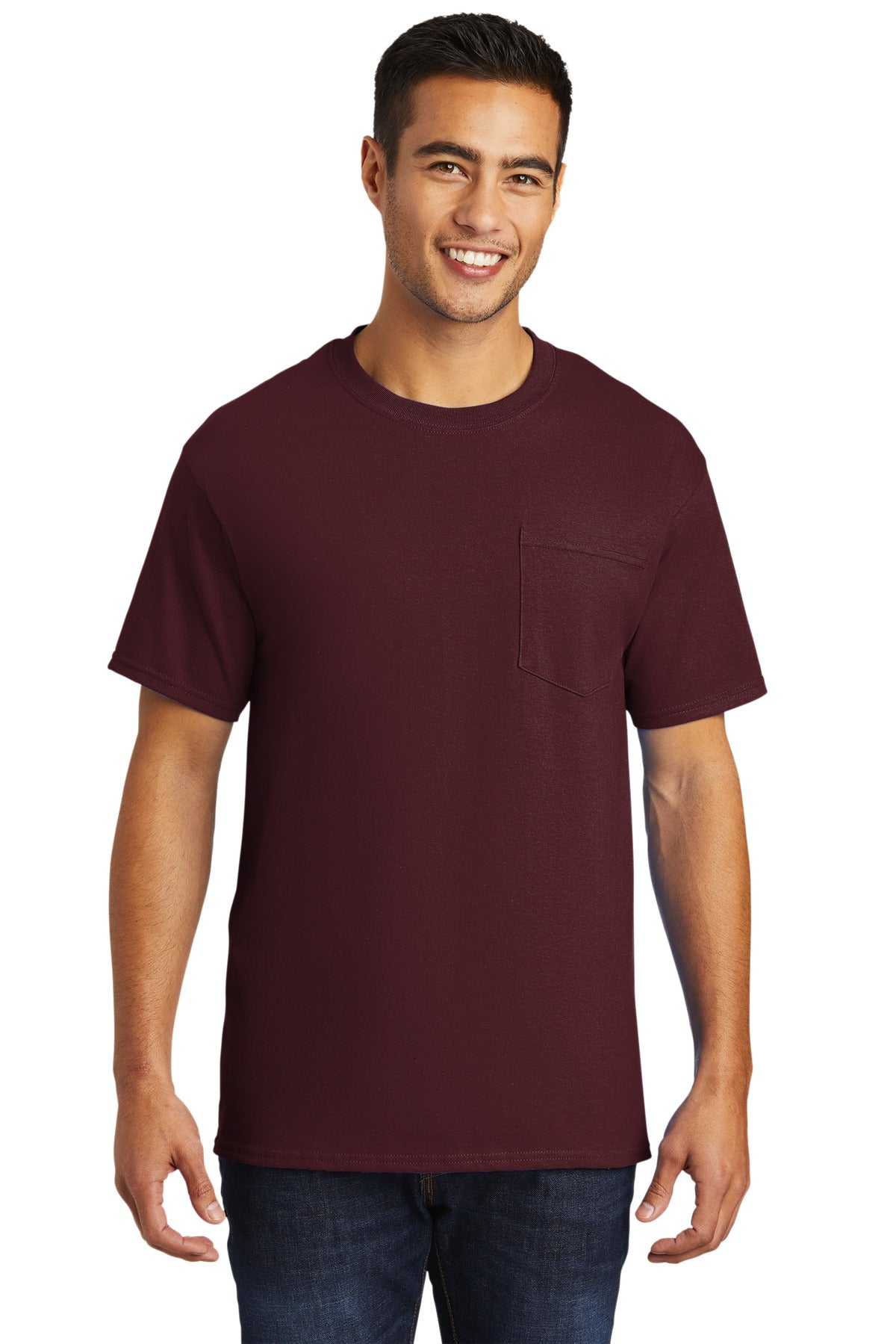 Port & Co Tall Essential Pocket Tee. PC61PT