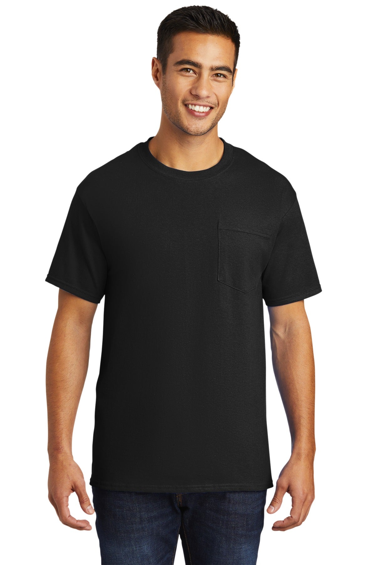 Port & Co Tall Essential Pocket Tee. PC61PT