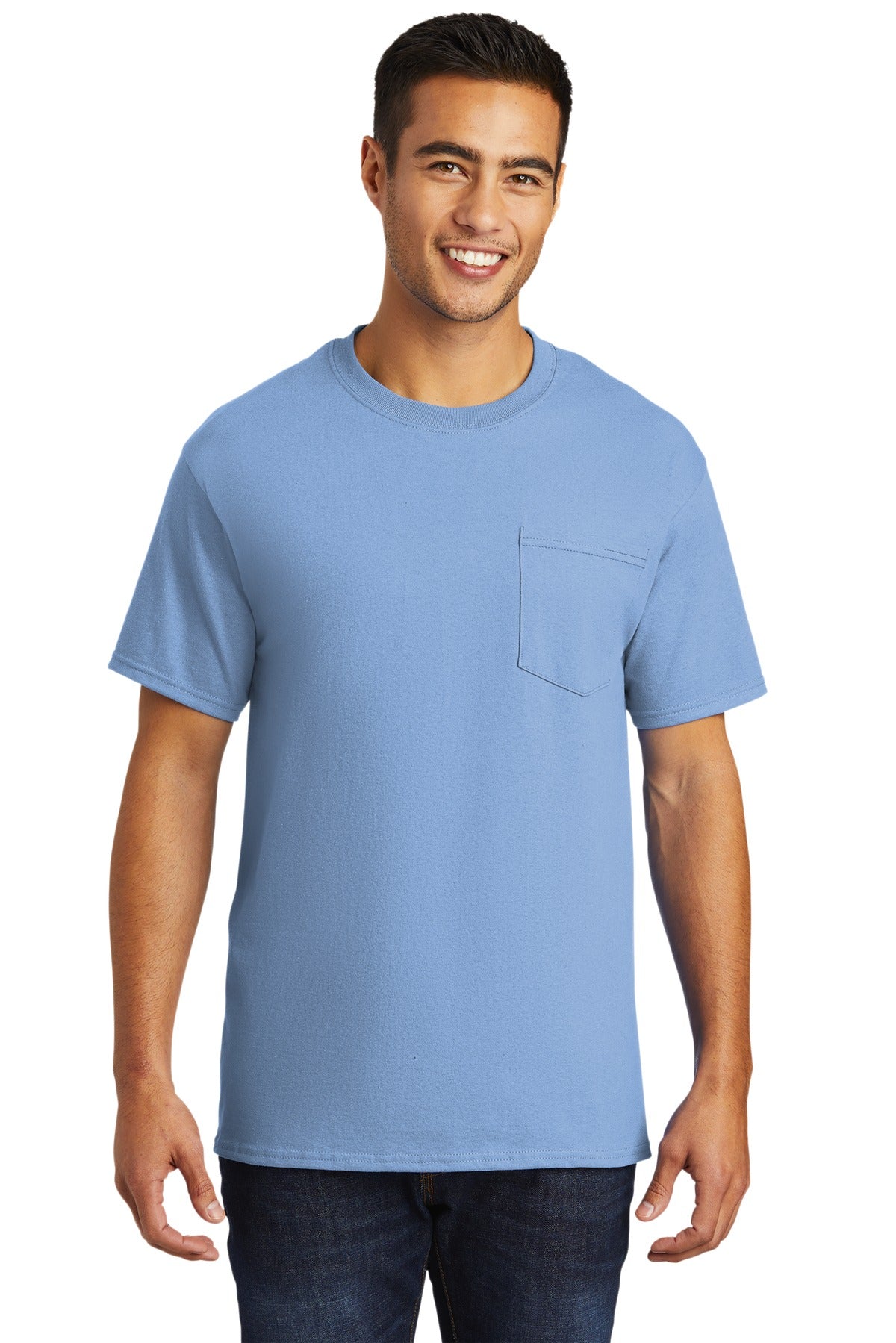 Port & Co Tall Essential Pocket Tee. PC61PT