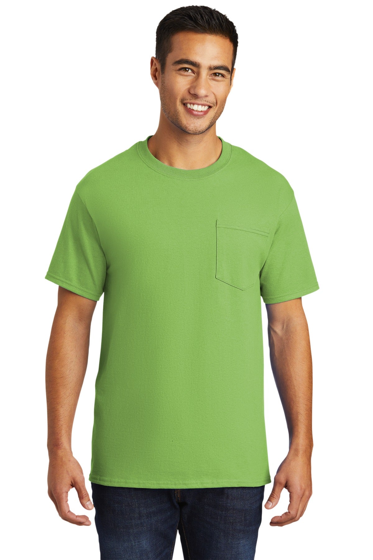 Port & Co Tall Essential Pocket Tee. PC61PT