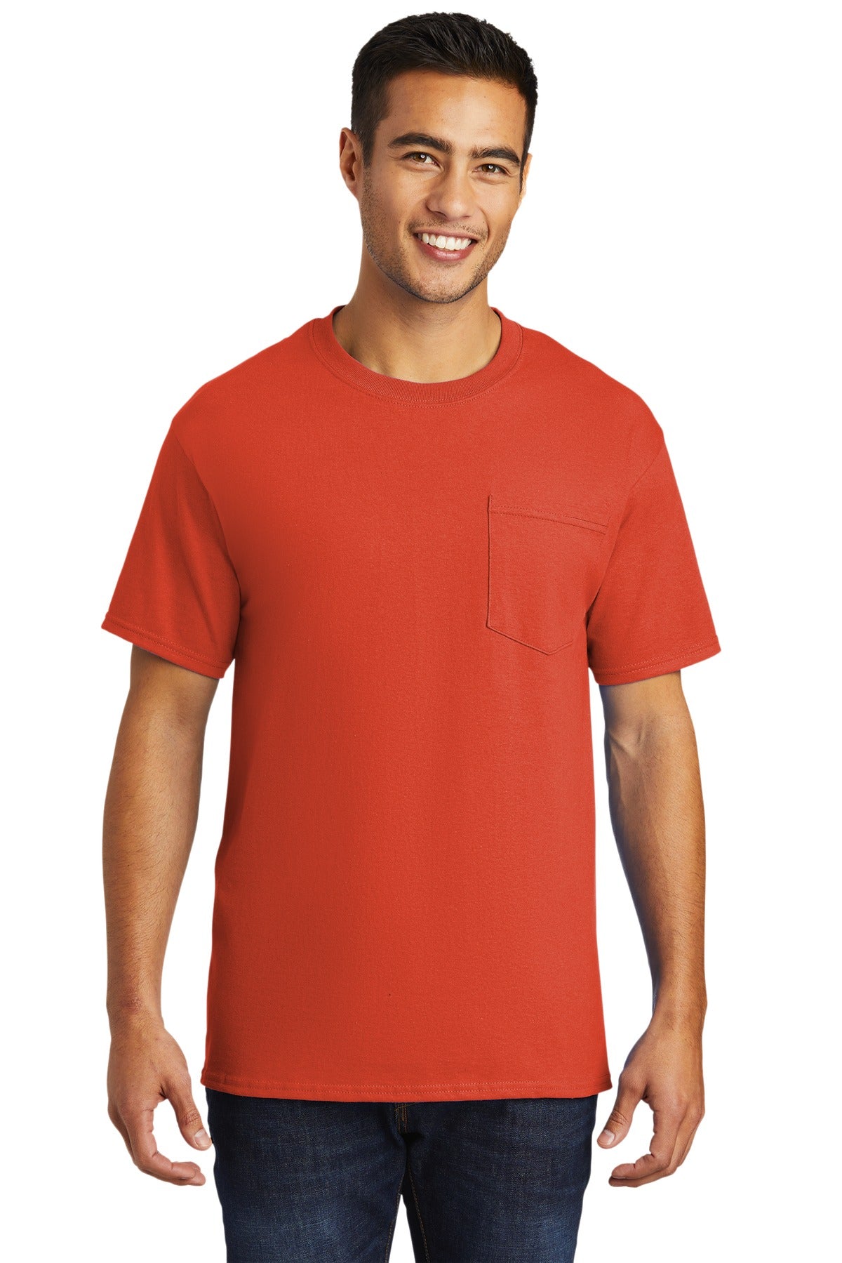 Port & Co Tall Essential Pocket Tee. PC61PT