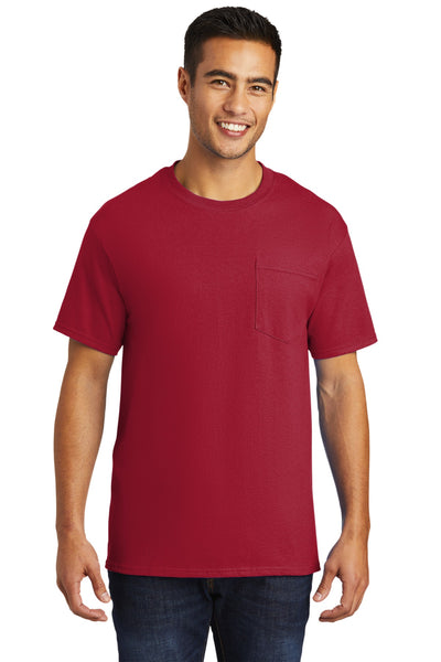 Port & Co Tall Essential Pocket Tee. PC61PT