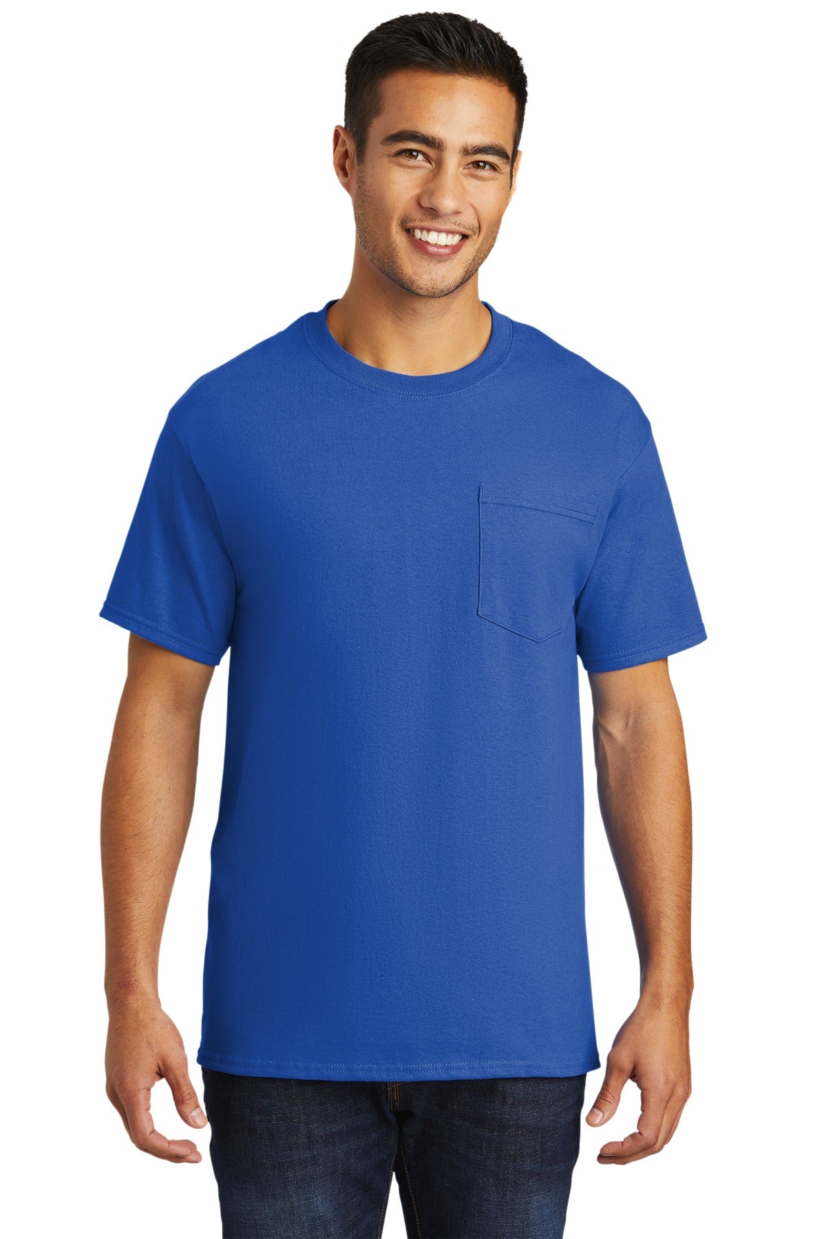 Port & Co Tall Essential Pocket Tee. PC61PT