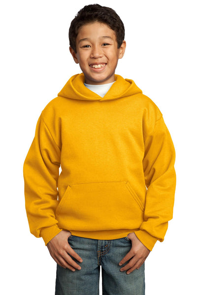 Port & Co Youth Core Fleece Pullover Hooded Sweatshirt.  PC90YH