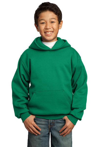 Port & Co Youth Core Fleece Pullover Hooded Sweatshirt.  PC90YH