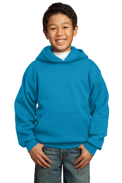 Port & Co Youth Core Fleece Pullover Hooded Sweatshirt.  PC90YH