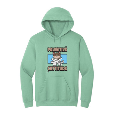 Pawsitive Cattitude Hoodie