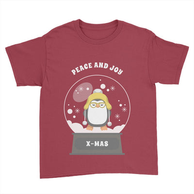 Peace And Joy Christmas Youth Shirt