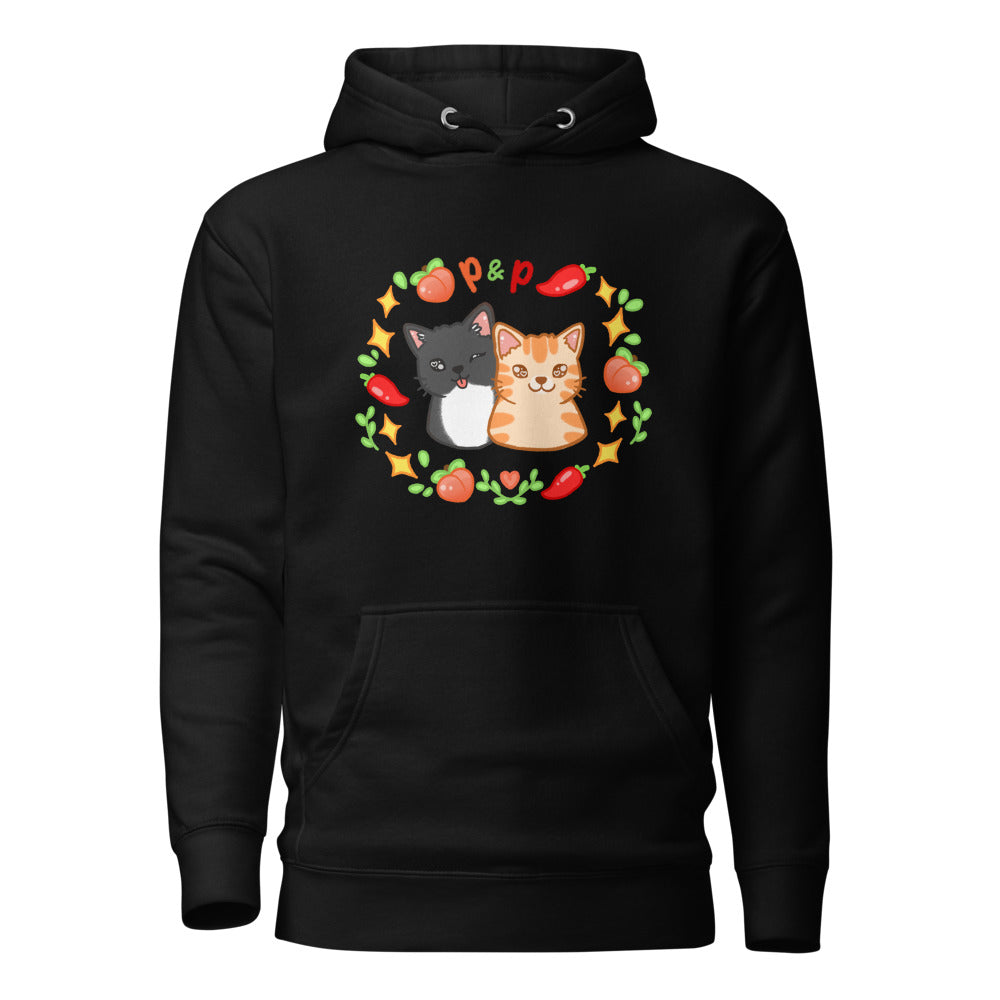 Peach and Pepper Hoodie