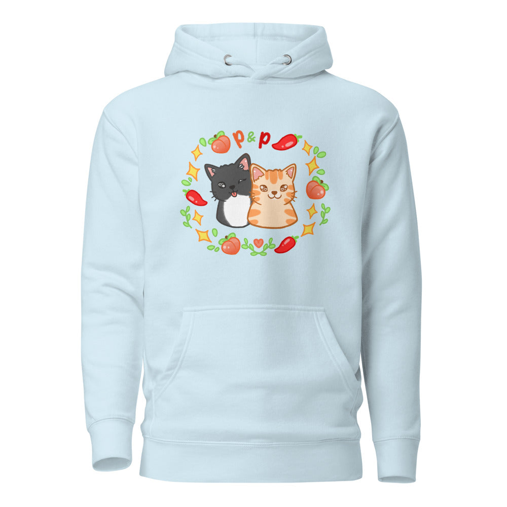 Peach and Pepper Hoodie