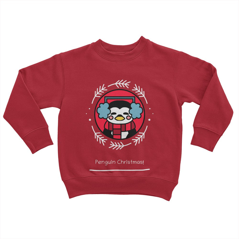 Penguin Christmas Youth Sweater
