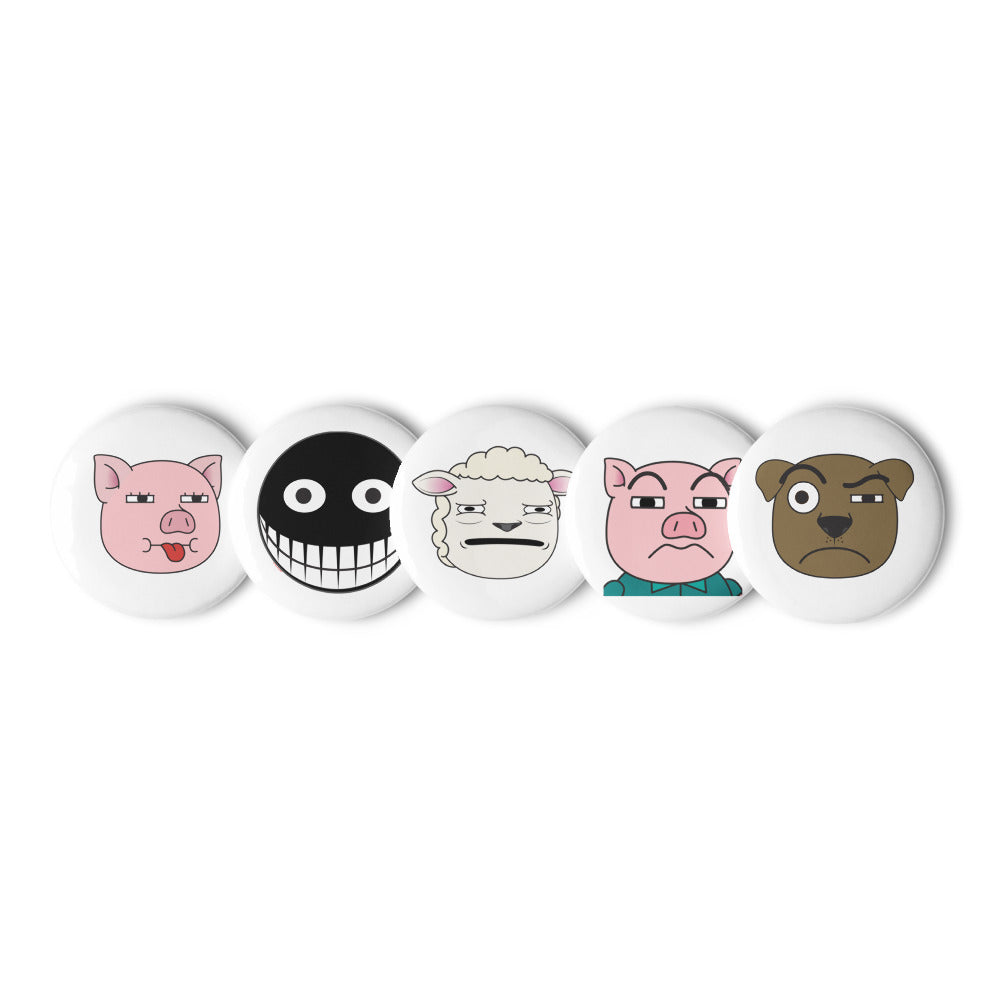 Pin Buttons - Emojis