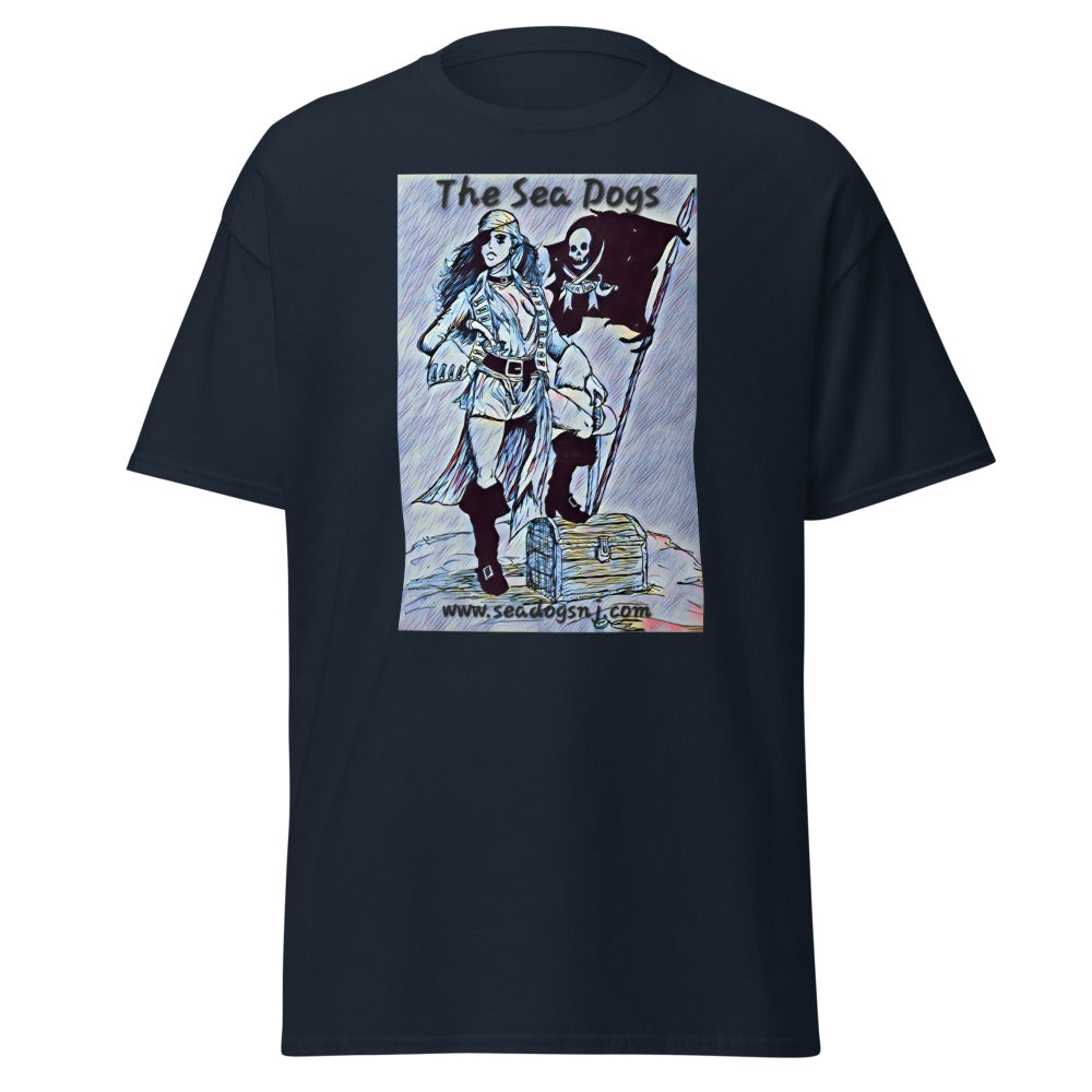 Pirate Girl - Blue - Classic T-Shirt