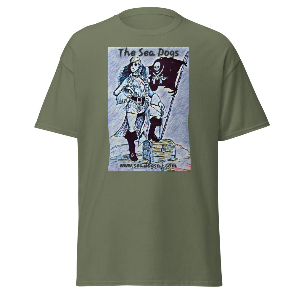 Pirate Girl - Blue - Classic T-Shirt