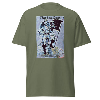Pirate Girl - Blue - Classic T-Shirt