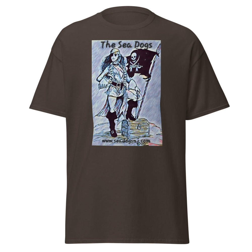 Pirate Girl - Blue - Classic T-Shirt