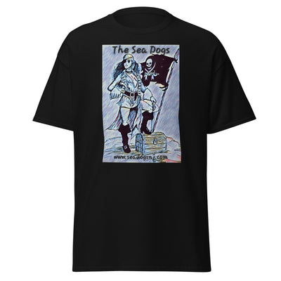 Pirate Girl - Blue - Classic T-Shirt
