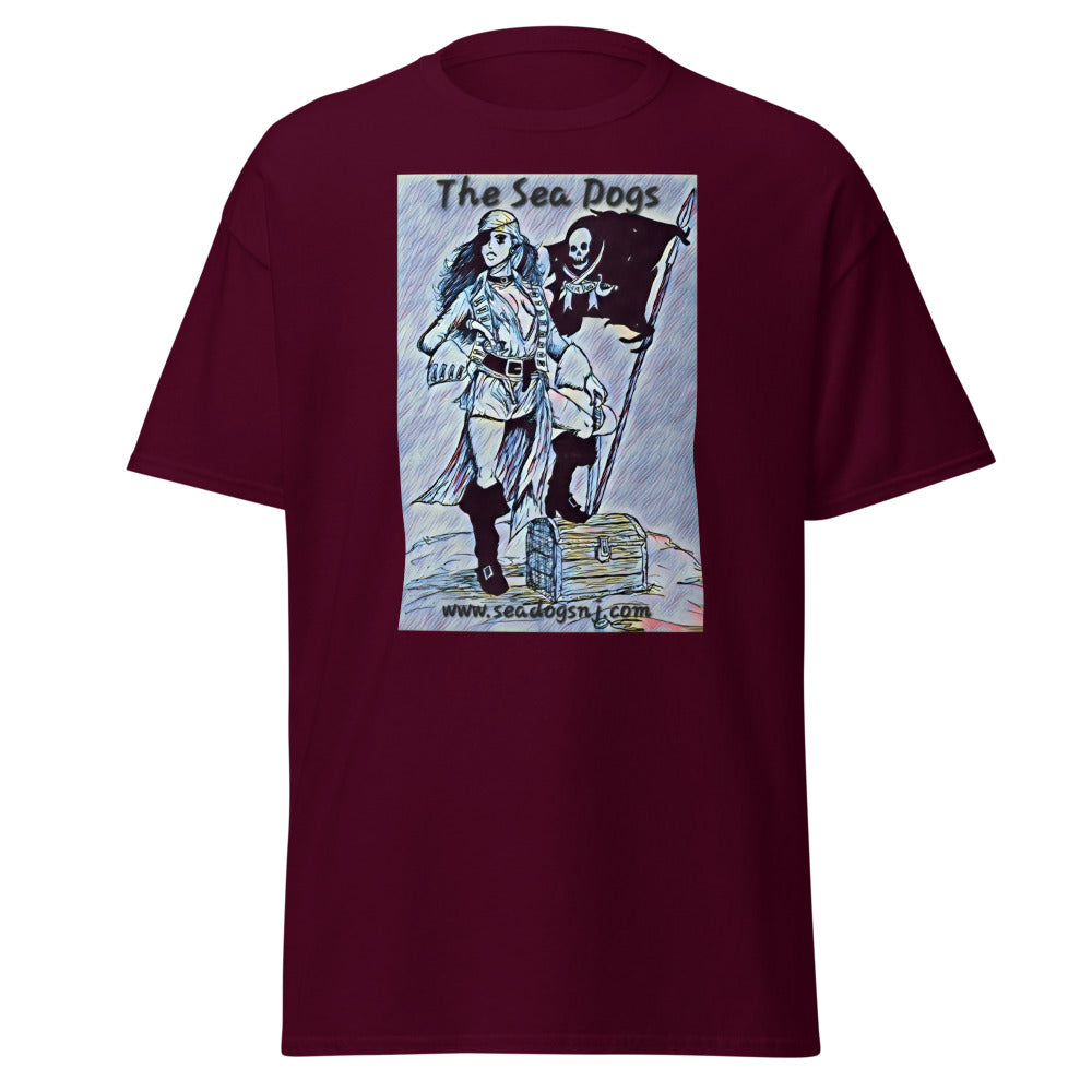 Pirate Girl - Blue - Classic T-Shirt