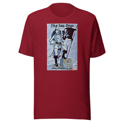 Pirate Girl - Blue - Staple T-Shirt