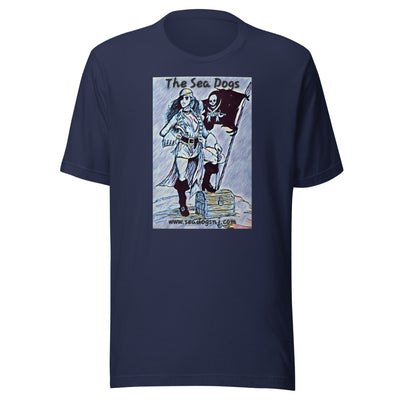 Pirate Girl - Blue - Staple T-Shirt