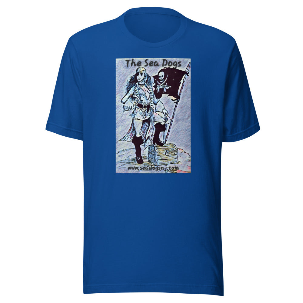 Pirate Girl - Blue - Staple T-Shirt