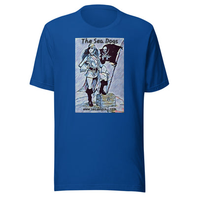 Pirate Girl - Blue - Staple T-Shirt